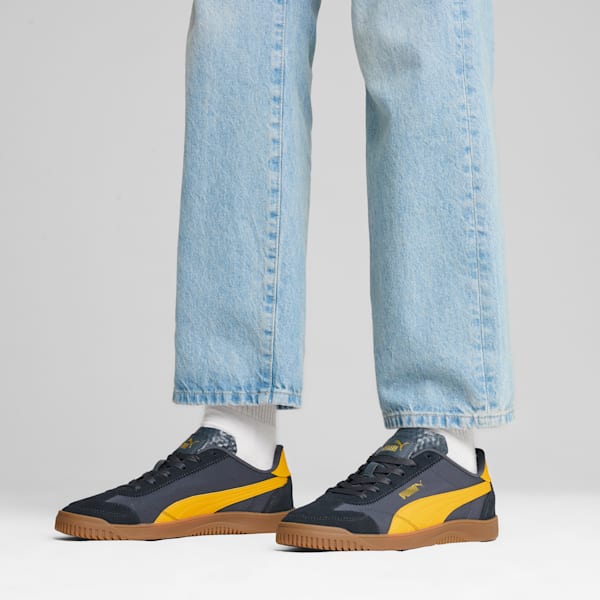 PUMA Club 5v5 Lux OG Men's Sneakers, Strong Gray-Tangerine-PUMA Gold, extralarge