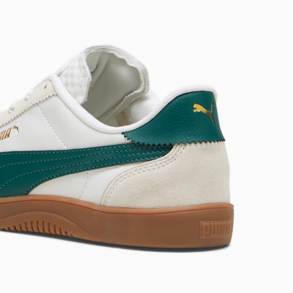 PUMA Club 5v5 Lux OG Men's Sneakers, Vapor Gray-Dark Myrtle-PUMA Gold, extralarge