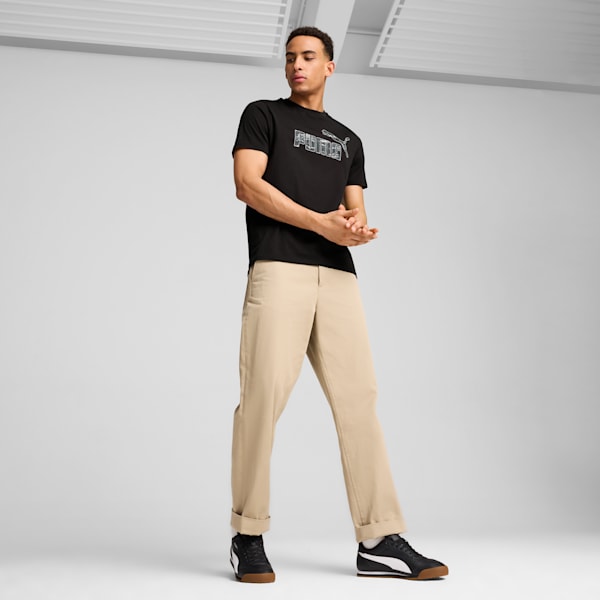 Tenis PUMA Turino II para hombre, PUMA Black-PUMA White-PUMA Silver, extralarge