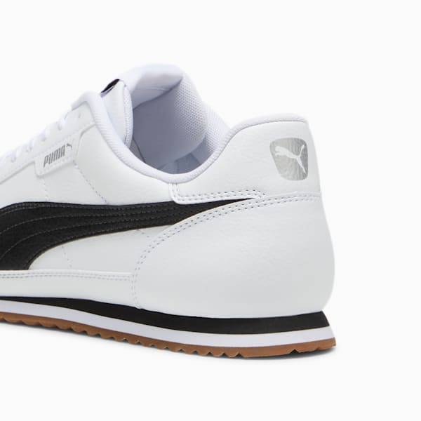 PUMA Turino II Men's Sneakers, PUMA White-PUMA Black-Cool Light Gray, extralarge