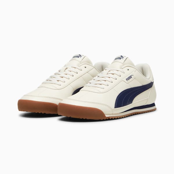 PUMA Turino II Men's Sneakers, Alpine Snow-PUMA Navy-PUMA Black, extralarge
