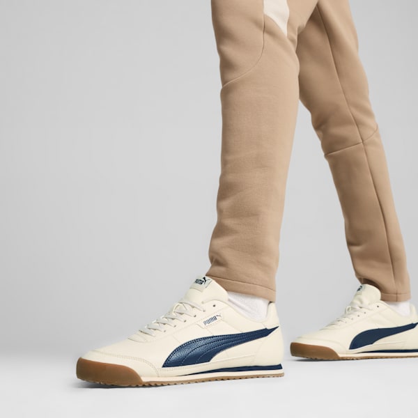 Sneakers PUMA Turino II Homme, Alpine Snow-PUMA Navy-PUMA Black, extralarge