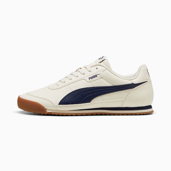 Sneakers PUMA Turino II Homme, Alpine Snow-PUMA Navy-PUMA Black, extralarge