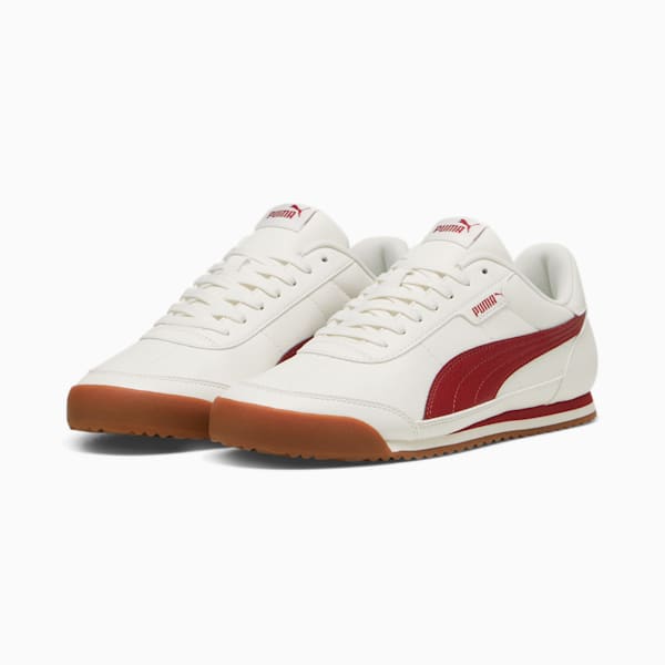 PUMA Turino II Men's Sneakers, Warm White-Intense Red-Gum, extralarge