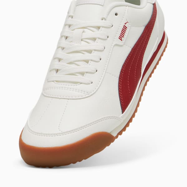 PUMA Turino II Men's Sneakers, Warm White-Intense Red-Gum, extralarge