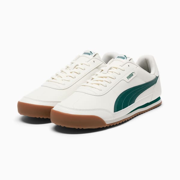 Tenis PUMA Turino II para hombre, Vapor Gray-Dark Myrtle, extralarge