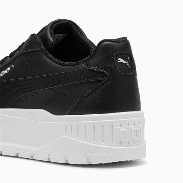 ウィメンズ カルメン 2 レザー スニーカー, PUMA Black-PUMA Black-PUMA White, extralarge-JPN