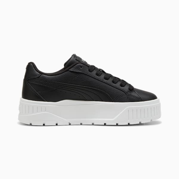 ウィメンズ カルメン 2 レザー スニーカー, PUMA Black-PUMA Black-PUMA White, extralarge-JPN