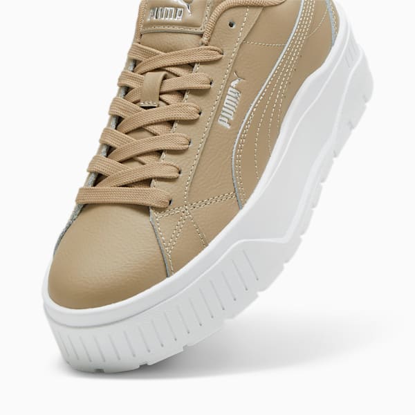 ウィメンズ カルメン 2 レザー スニーカー, Oak Branch-Oak Branch-PUMA Silver, extralarge-JPN