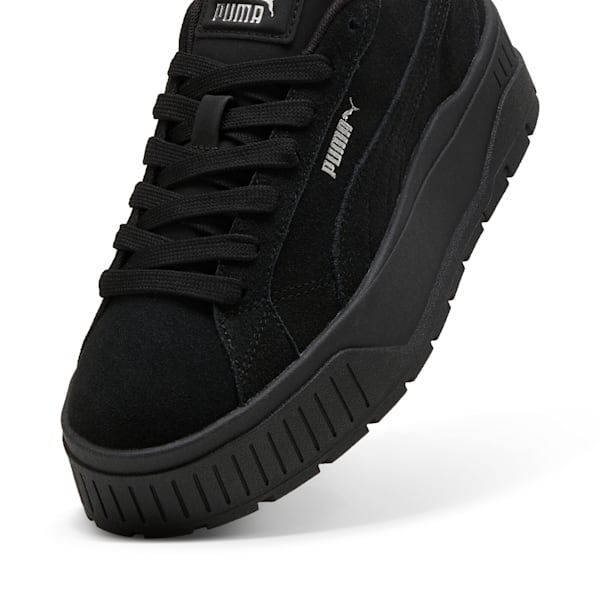 ウィメンズ テニス カーメン 2 SD シューズ, PUMA Black-PUMA Black-PUMA Silver, extralarge-JPN