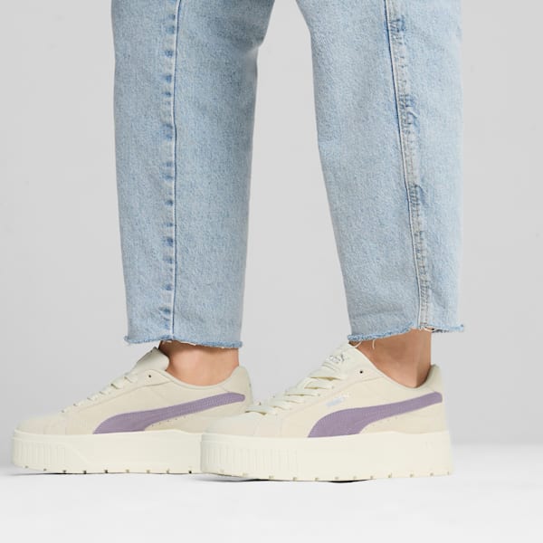 Karmen II Women's Sneakers, Frosted Ivory-Pale Plum, extralarge-IND