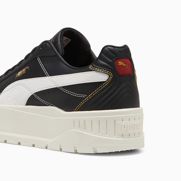 Tenis para mujer Karmen II Class Act, PUMA Black-PUMA White-PUMA Gold, extralarge