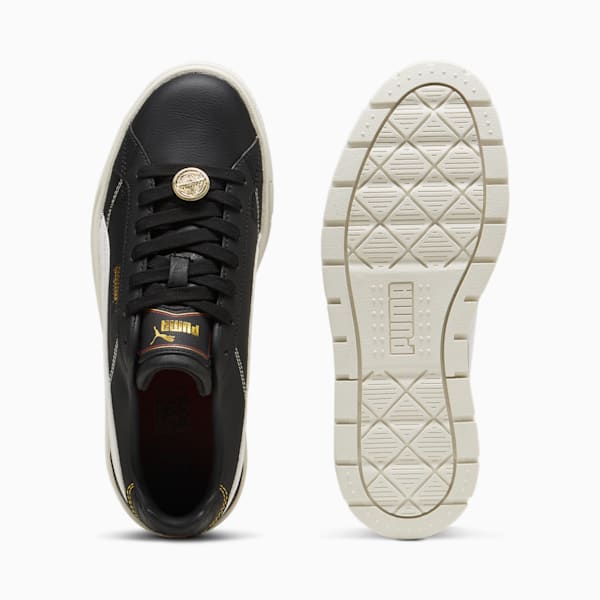 Tenis para mujer Karmen II Class Act, PUMA Black-PUMA White-PUMA Gold, extralarge