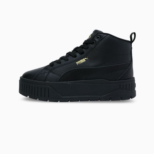 Karmen II Mid Women's Sneakers, PUMA Black-PUMA Black-PUMA Gold, extralarge-IND