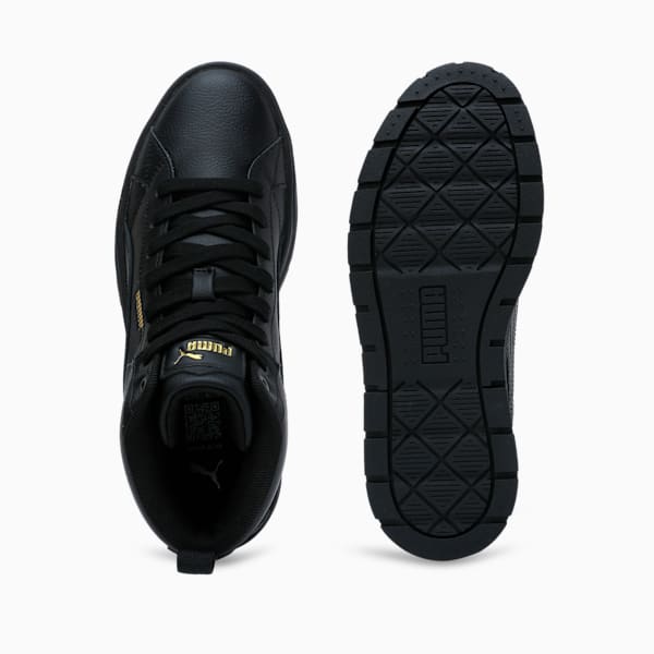 Karmen II Mid Women's Sneakers, PUMA Black-PUMA Black-PUMA Gold, extralarge-IND