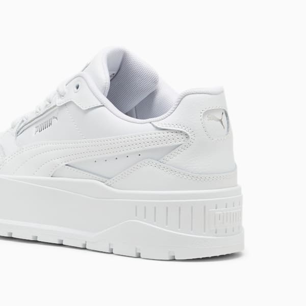 Tenis para mujer Karmen II Idol, PUMA White-PUMA White-PUMA Silver, extralarge