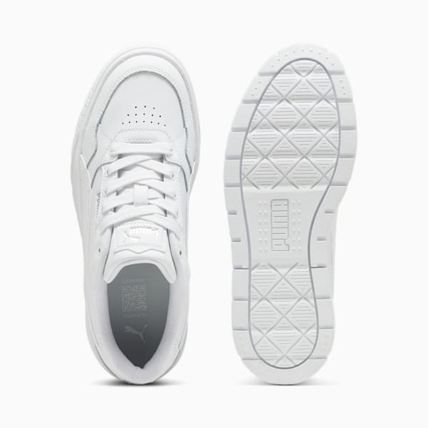 Tenis para mujer Karmen II Idol, PUMA White-PUMA White-PUMA Silver, extralarge