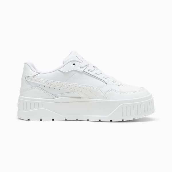 Tenis para mujer Karmen II Idol, PUMA White-PUMA White-PUMA Silver, extralarge