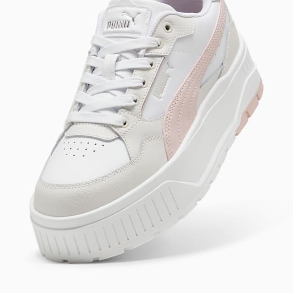 Tenis para mujer Karmen II Idol, PUMA White-Mauve Mist-Feather Gray, extralarge
