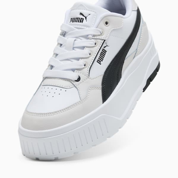 Sneakers Karmen II Idol Femme, PUMA White-PUMA Black-Feather Gray, extralarge