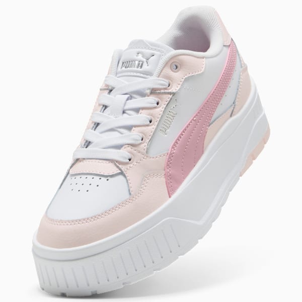 Tenis para mujer Karmen II Idol, PUMA White-Poised Pink-Jasmine Flower, extralarge