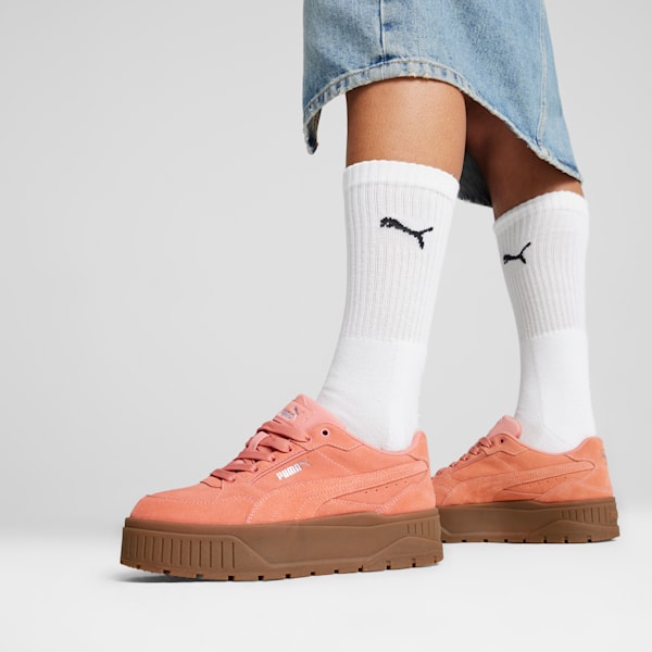 Karmen II Idol Suede Sneakers Women, Deeva Peach-Deeva Peach, extralarge