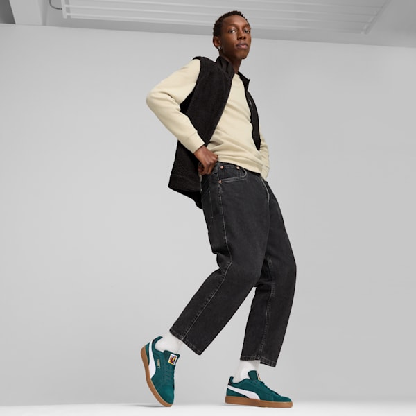 Sneakers PUMA Smash 3.0 Year Of Sport Homme, Dark Myrtle-PUMA White-Gum, extralarge