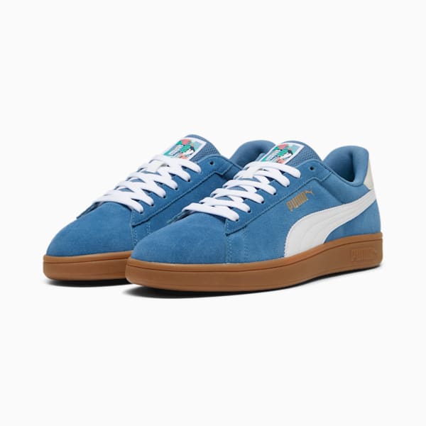 PUMA Smash 3.0 Year Of Sport Men's Sneakers, Blue Horizon-PUMA White-Gum, extralarge