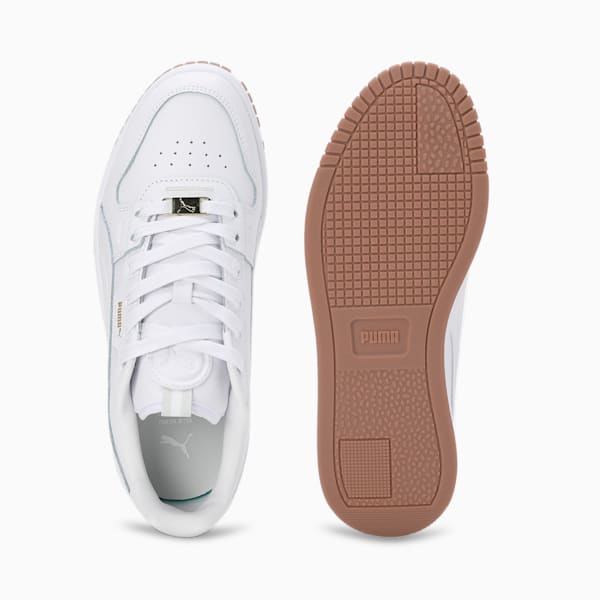 Carina Street Lux Women's Sneakers, PUMA White-PUMA White-PUMA Gold, extralarge-IND