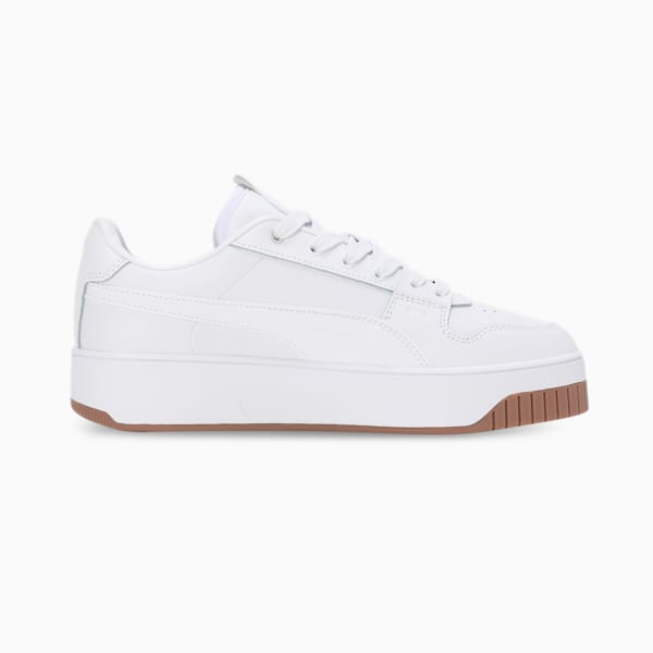 Carina Street Lux Women's Sneakers, PUMA White-PUMA White-PUMA Gold, extralarge-IND