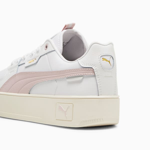 Tenis Mujer Carina Street Lux, PUMA White-Mauve Mist-PUMA Gold, extralarge