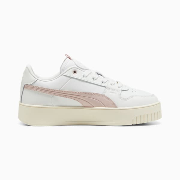 Tenis Mujer Carina Street Lux, PUMA White-Mauve Mist-PUMA Gold, extralarge