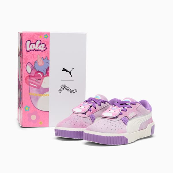 PUMA x SQUISHMALLOWS Cali Lola Little Kids' Sneakers, Poison Pink-Fast Pink-Ultra Violet, extralarge