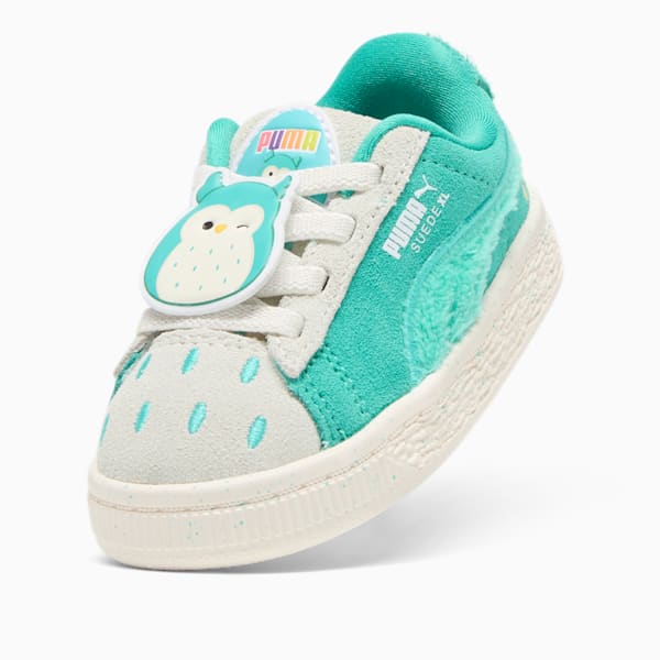 PUMA x SQUISHMALLOWS Suede XL Winston Toddlers' Sneakers, Warm White-Alpine Snow-Elektro Pool, extralarge