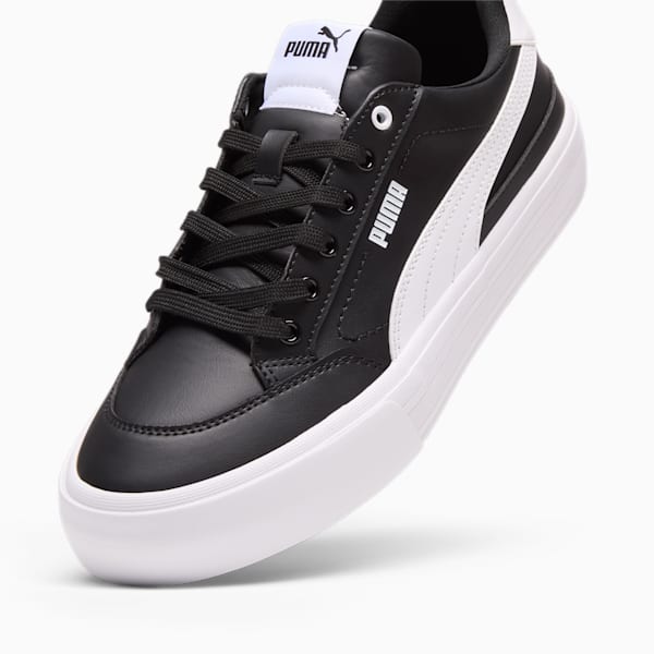 Court Classic Vulc Formstrip SL Men's Sneakers, PUMA Black-PUMA White, extralarge