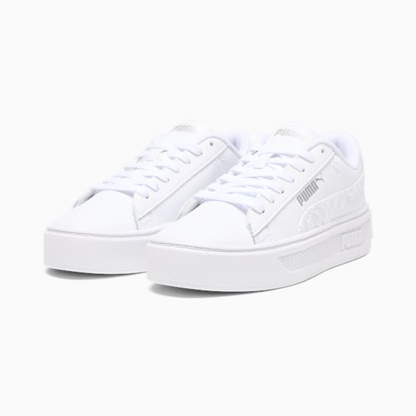 Smash v3 Platform Women's Sneakers, Стильная спортивная юбка-шорты от puma, extralarge