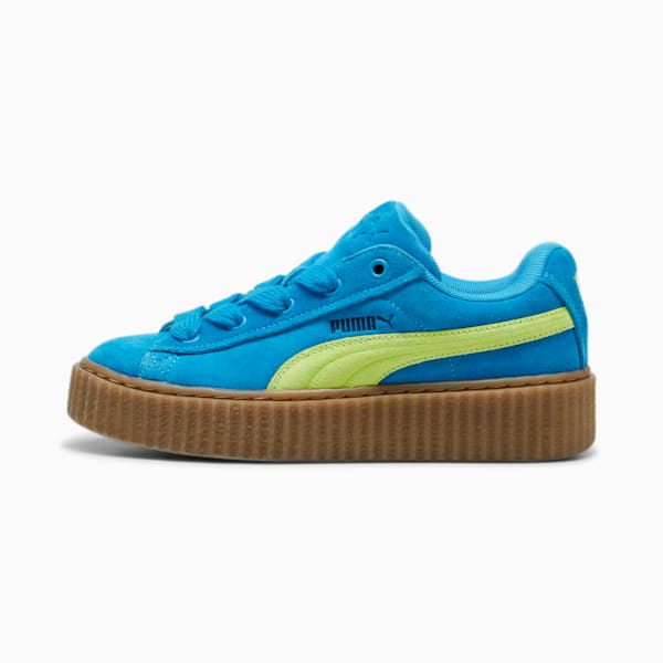 FENTY x PUMA Creeper Phatty Big Kids' Sneakers, Speed Blue-Lime Pow-Gum, extralarge