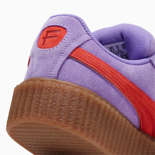 FENTY x PUMA Creeper Phatty Big Kids' Sneakers, Lavender Alert-Burnt Red-Gum, extralarge