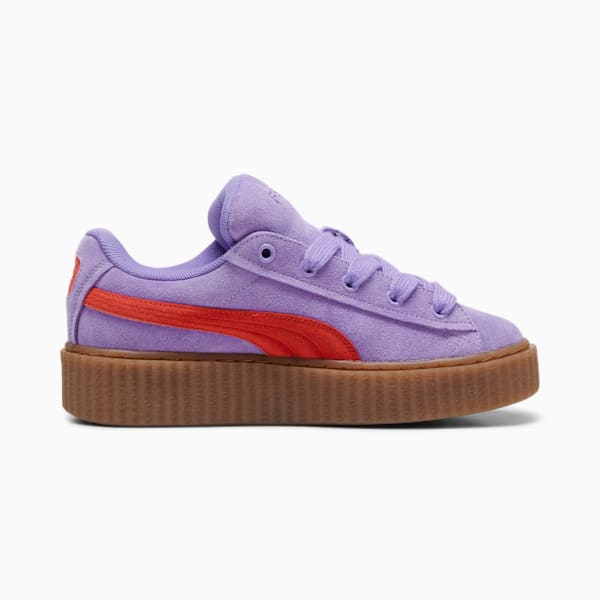 Tenis Adolescente FENTY x PUMA Creeper Phatty, Lavender Alert-Burnt Red-Gum, extralarge