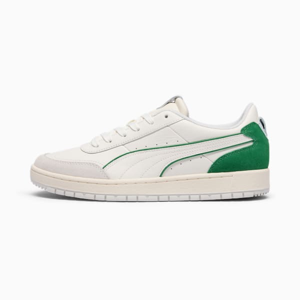 Premier Court Archive Men's Sneakers, Warm White-Archive Green, extralarge