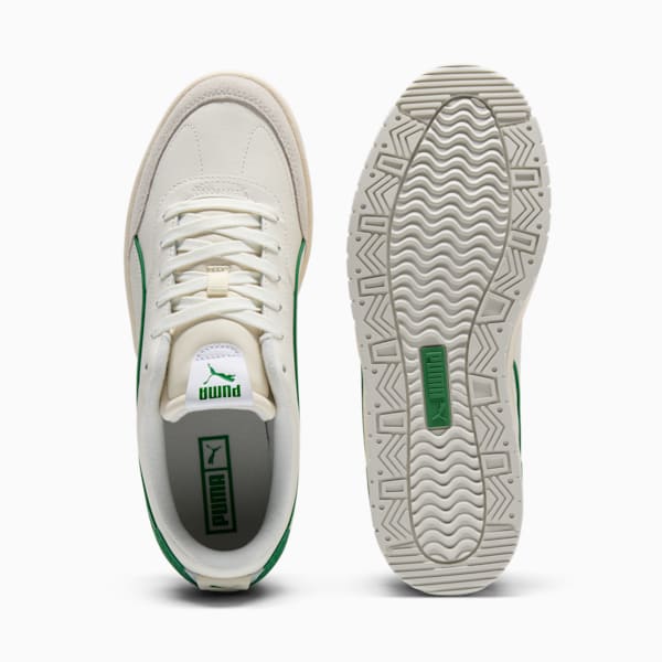 Premier Court Archive Men's Sneakers, Warm White-Archive Green, extralarge