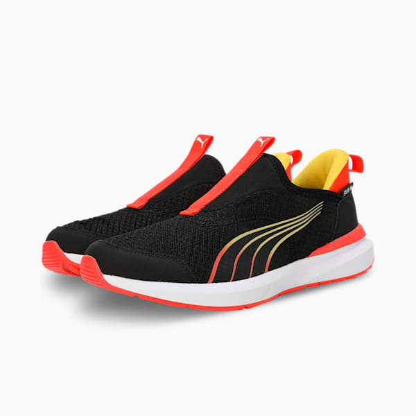 Kruz ProFoam Ease In Youth Running Shoes, PUMA Black-Redmazing, extralarge-IND