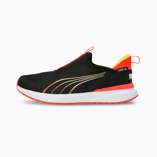 Kruz ProFoam Ease In Youth Running Shoes, PUMA Black-Redmazing, extralarge-IND
