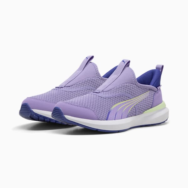 Kruz ProFoam SLIPTECH™ Big Kids' Running Shoes, Lavender Alert-Lapis Lazuli, extralarge