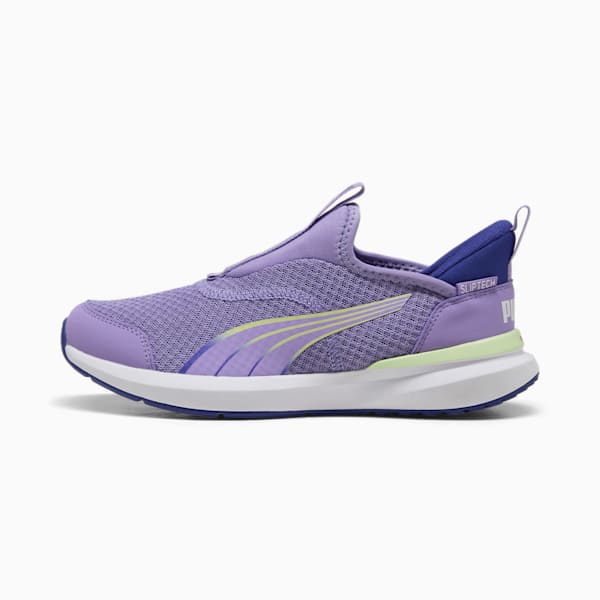 Kruz ProFoam SLIPTECH™ Big Kids' Running Shoes, Lavender Alert-Lapis Lazuli, extralarge