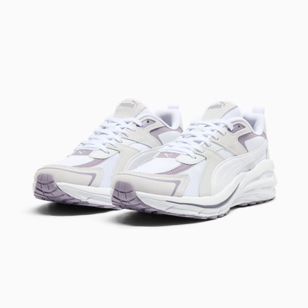Hypnotic LS Women's Sneakers, Silver Mist-PUMA White-Pale Plum, extralarge