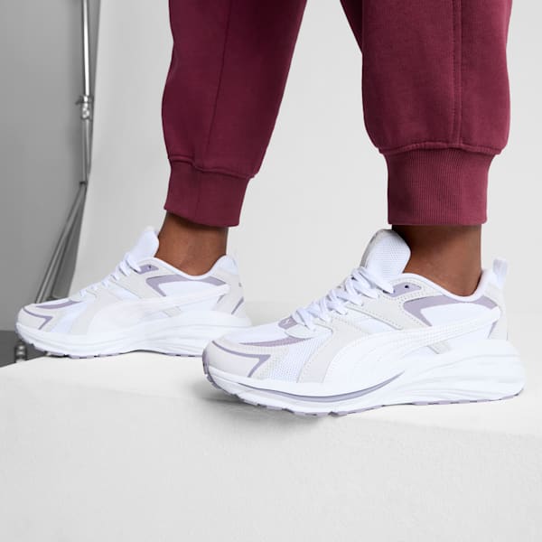 Hypnotic LS Women's Sneakers, Silver Mist-PUMA White-Pale Plum, extralarge