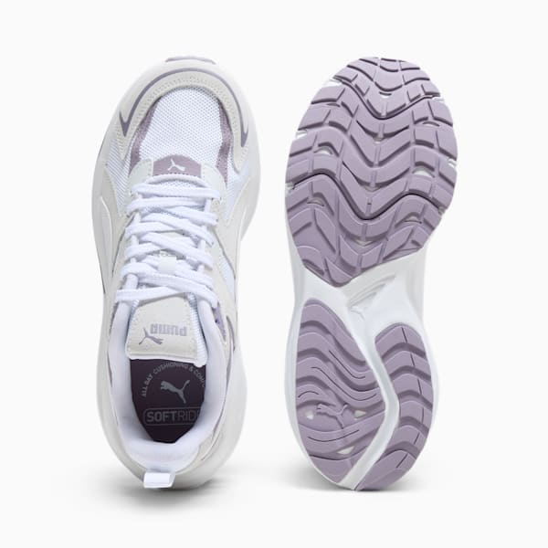 Hypnotic LS Women's Sneakers, Silver Mist-PUMA White-Pale Plum, extralarge
