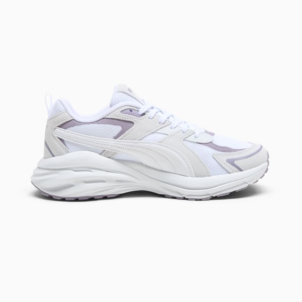 Hypnotic LS Women's Sneakers, Silver Mist-PUMA White-Pale Plum, extralarge