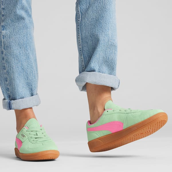 Puma - Women's Palermo - Fresh Mint/Fast Pink, Green / 9 | Feature